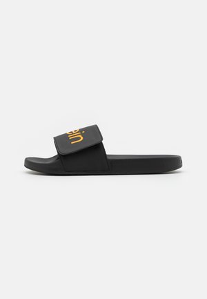 POOL SLIDE - Mules - black/orange flash