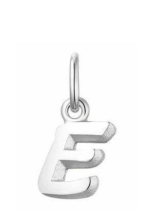 LETTER E - Pendant - silberfarben