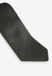 Next REGULAR - Cravate - black dark green