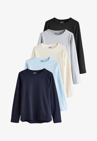 Sélectionné, blue navy cream grey