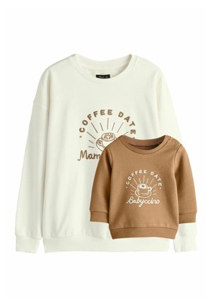 MATERNITY MINI ME SET - Felpa - cream
