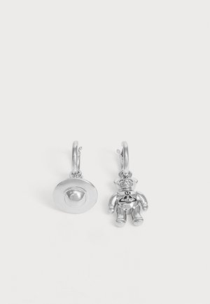 Vivienne Westwood, RUBY SMALL UNISEX - Orecchini - silver-coloured/ black