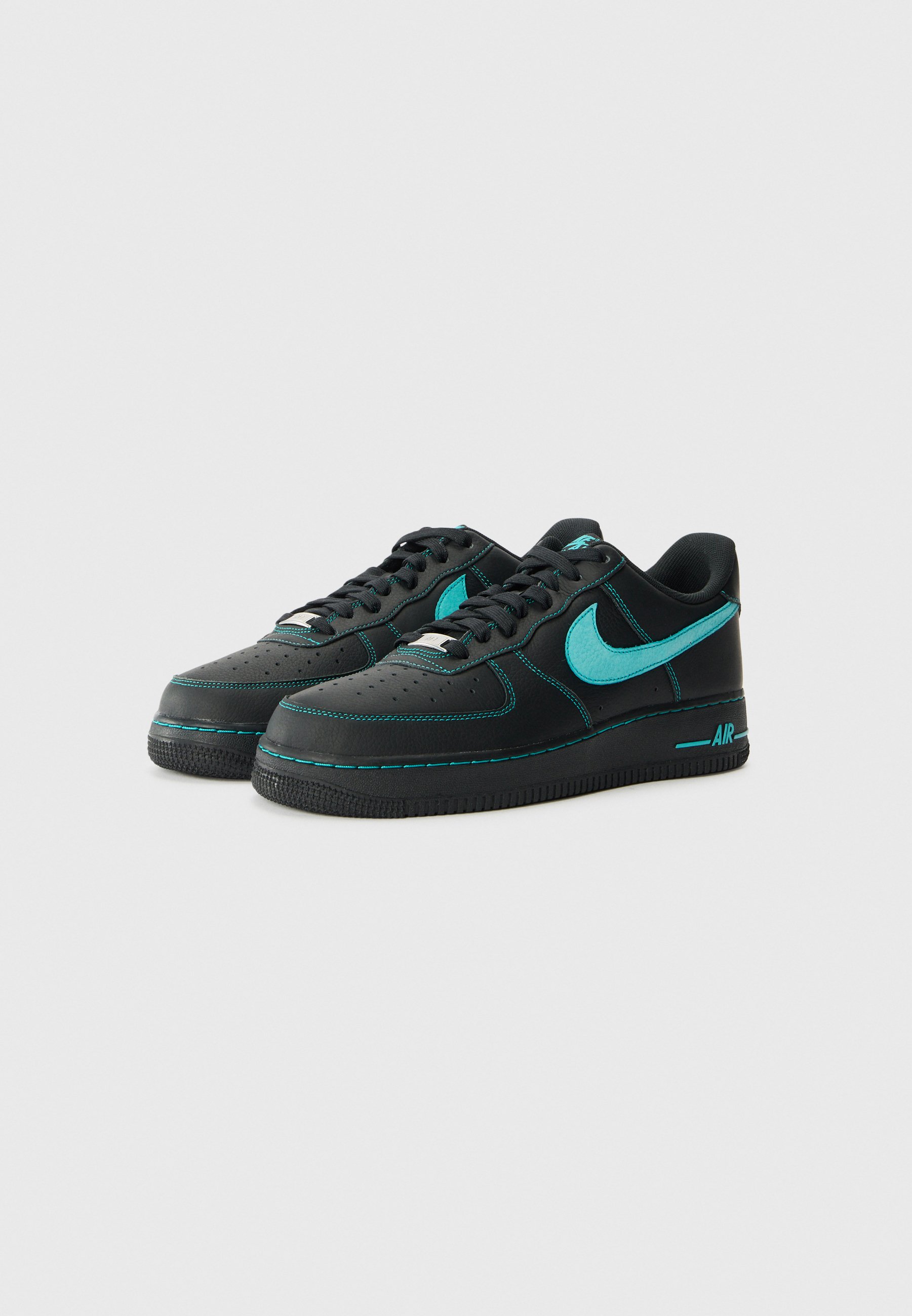 nike air force black and turquoise