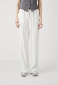 Even&Odd Tall LINEN BLEND - Püksid - off-white