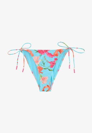 Lipsy, REGULAR FIT - FLORAL TIE SIDE BIKINI BOTTOMS . - Bikiinide alumine osa - blue