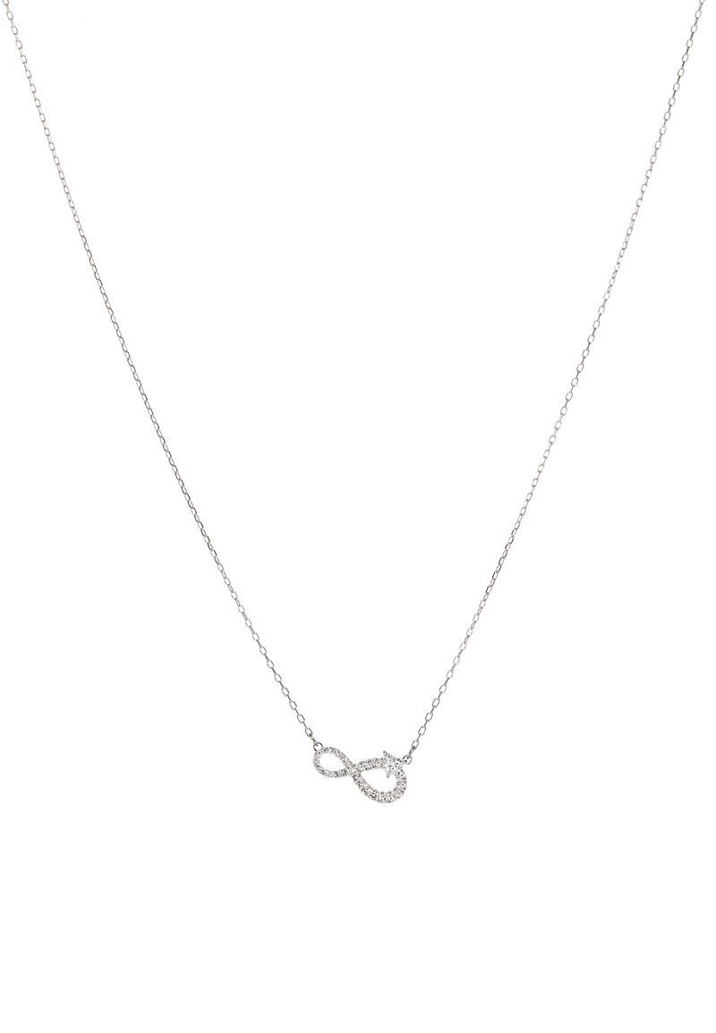 Swarovski SWA INFINITY NECKLACE - Necklace - crystal/silver  
