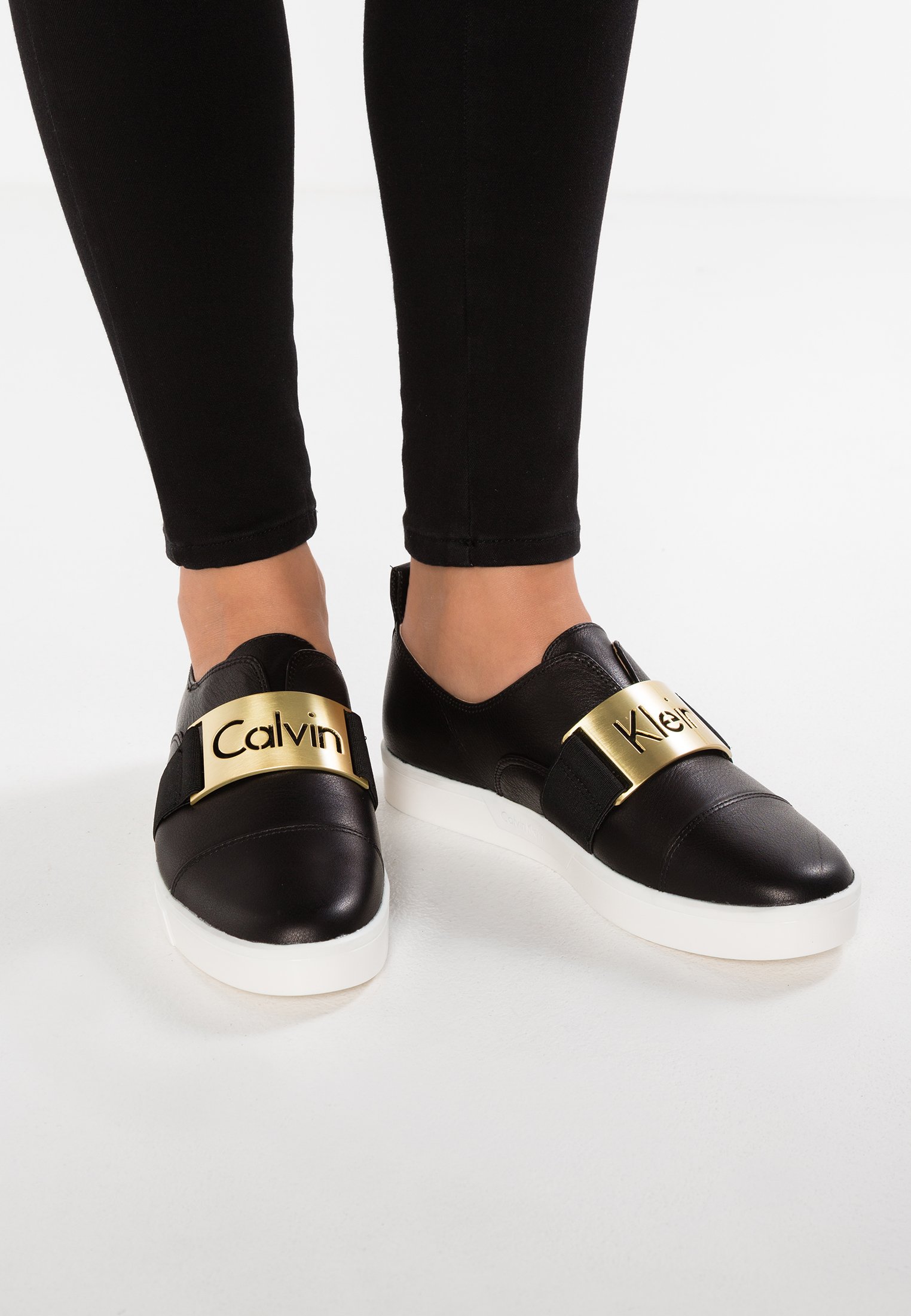 Calvin Klein ILONA - Scarpe senza lacci - black - Zalando.it