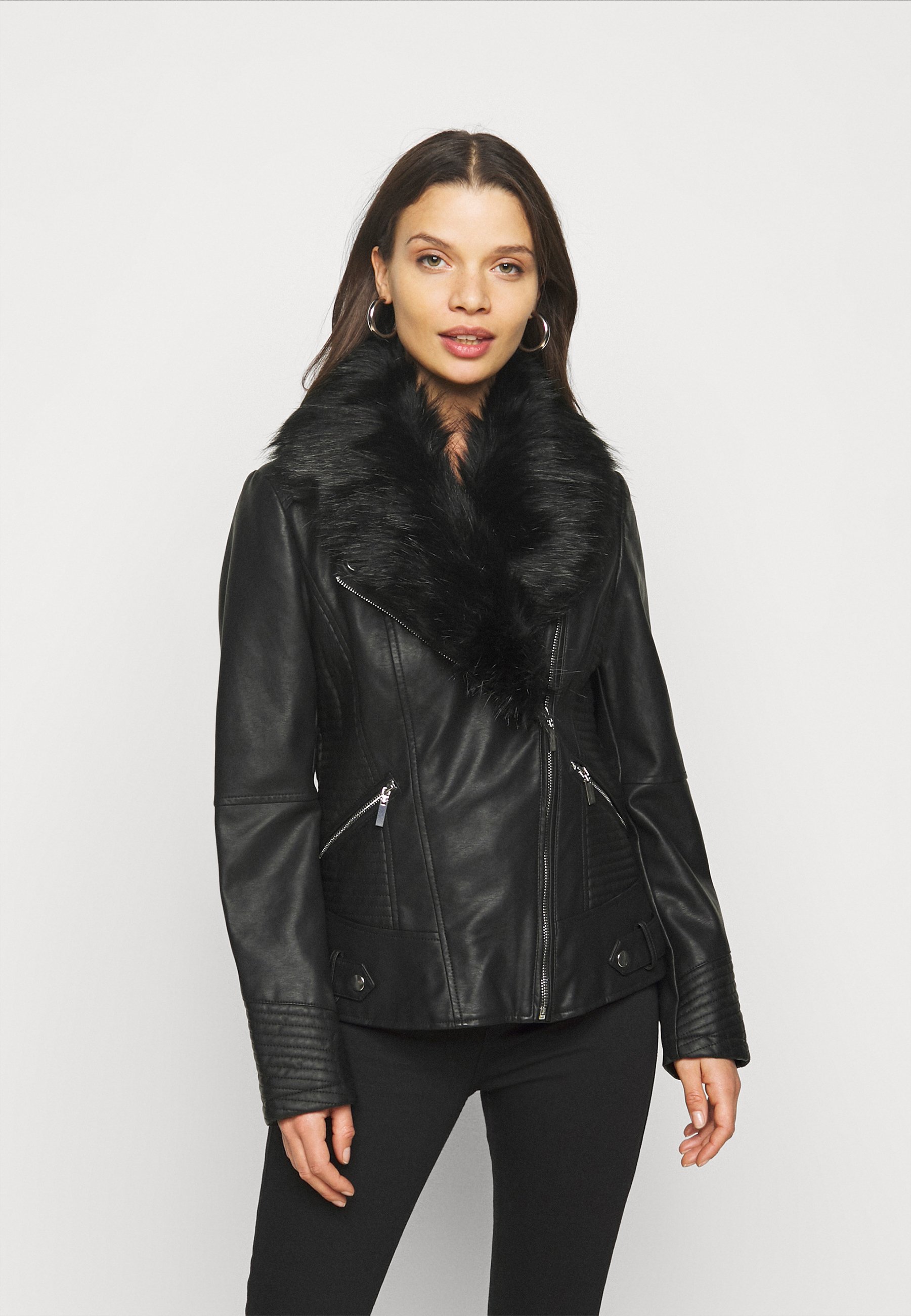 wallis petite leather jacket