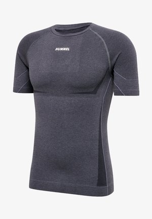 Hummel, T-shirt imprimé - black denim