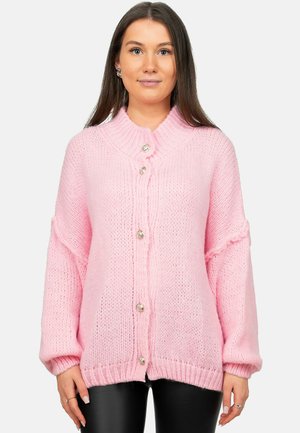 MIT KNÖPFEN - Cardigan - pink