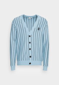 PINSTRIPE  CARDIGAN UNISEX - Jumper - light blue