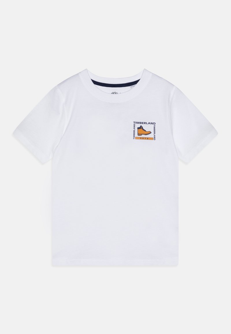 Timberland SHORT SLEEVES TEE - Camiseta estampada - white