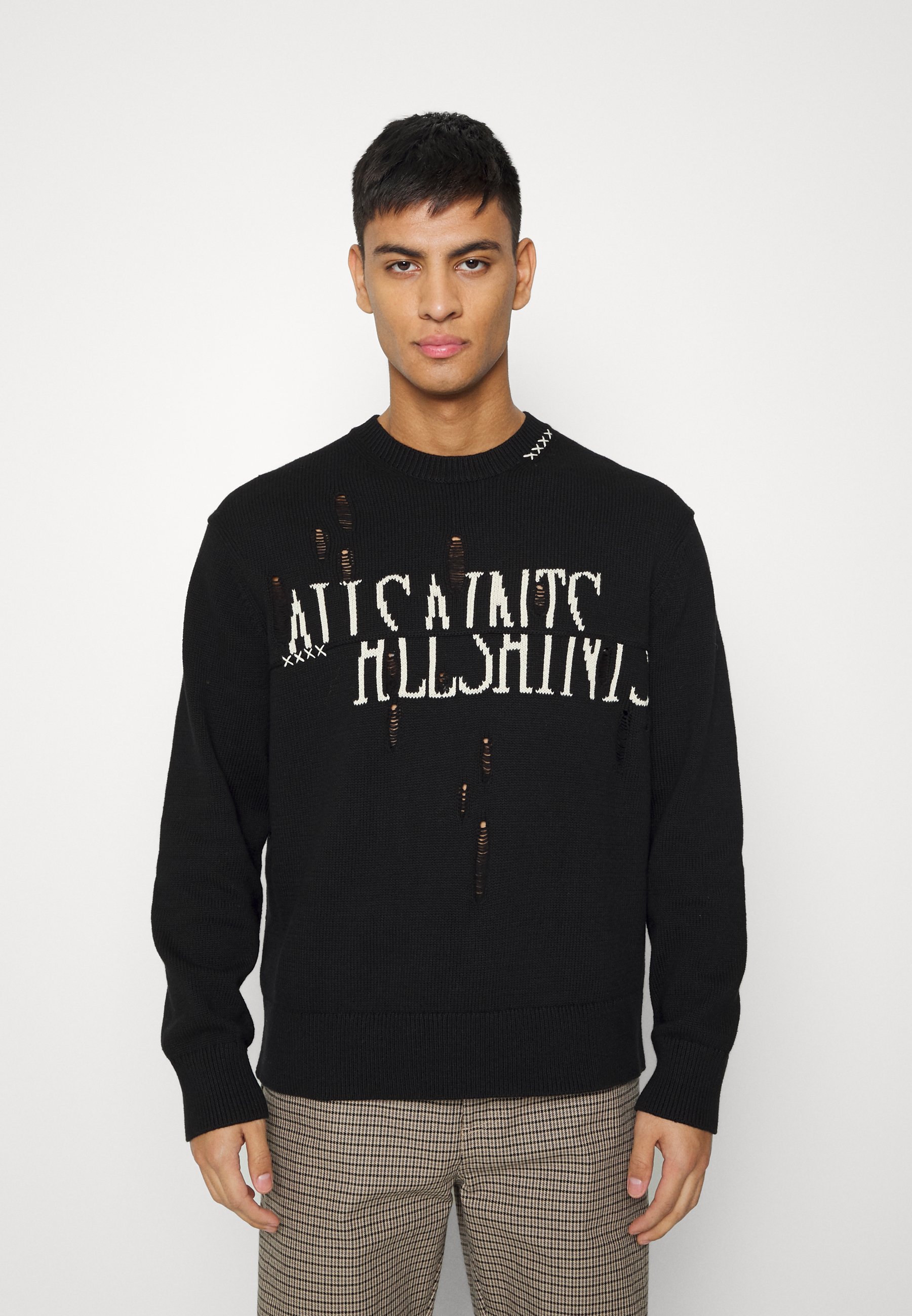 AllSaints VANDAL CREW - Jumper - black 