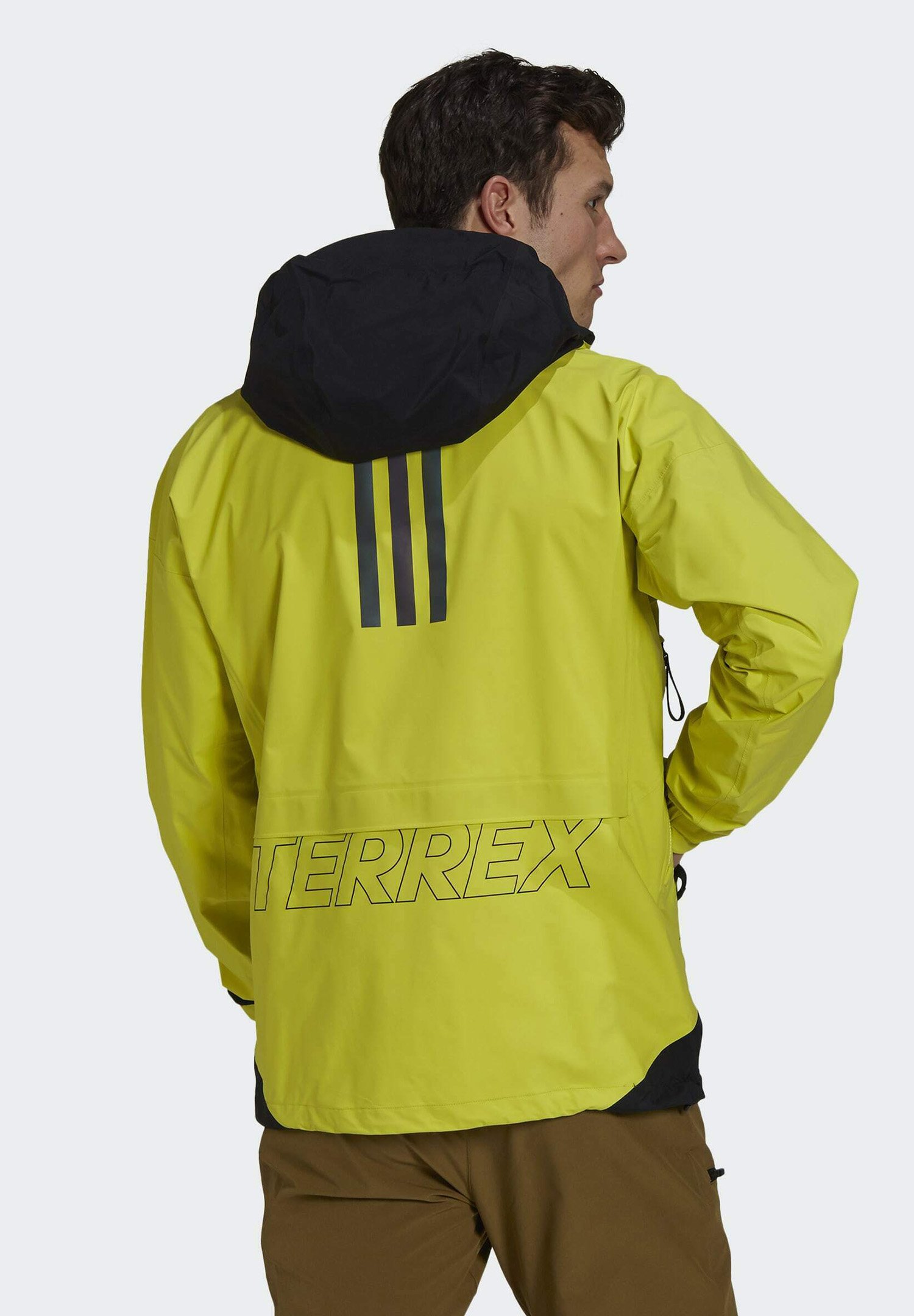 yellow gore tex jacket