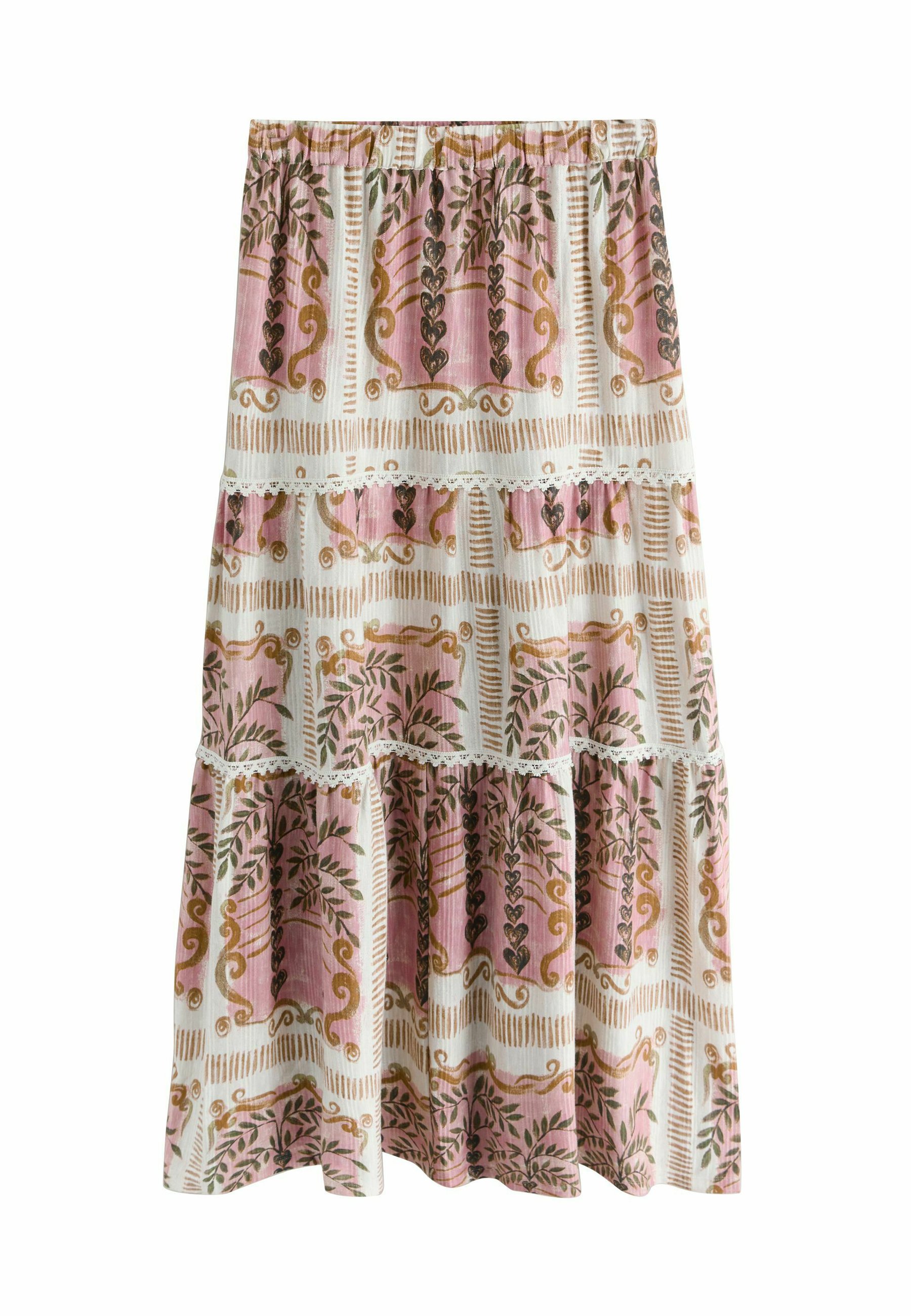 Tiered maxi skirt