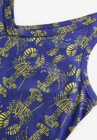 REGULAR FIT SLOUCH - Top - blue yellow lobster print