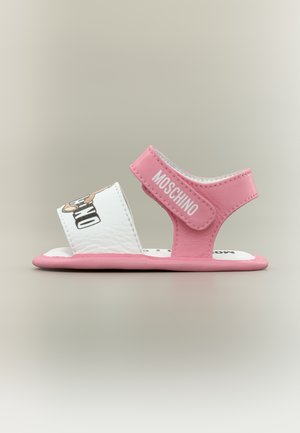 UNISEX - Sandaler - white/pink/black