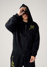 Ed Hardy BACK-DRAG  - Zip-up sweatshirt - black
