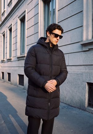Urban Classics, MENS LONG PUFFER COAT - Manteau d'hiver - black