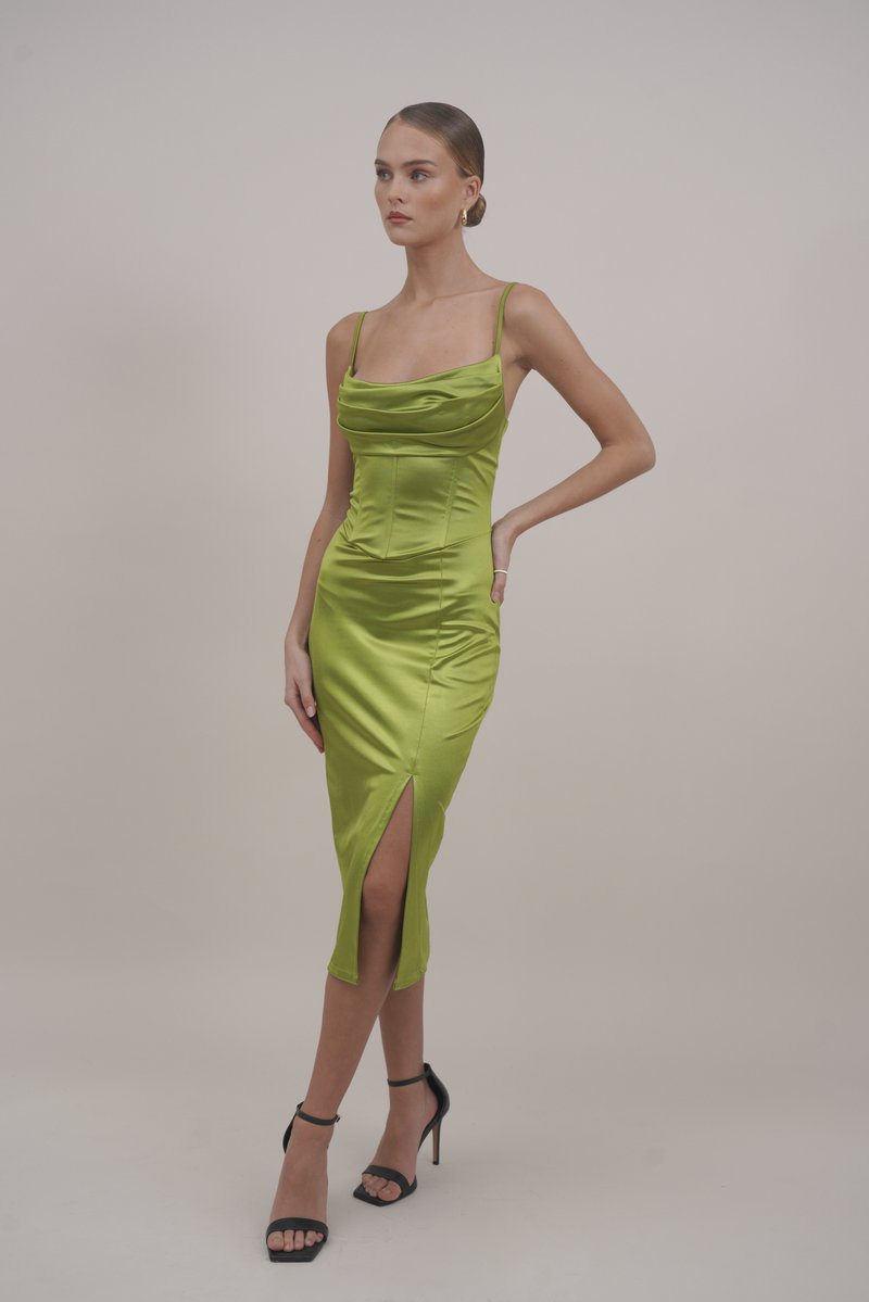 WAL G. CHRISTIAN MIDI - Jersey dress - new lime green/green - Zalando.ie WAL G. CHRISTIAN MIDI - Jersey dress - new lime green/green - Zalando.ie
