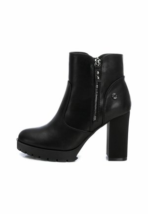 Botines de tacón - black