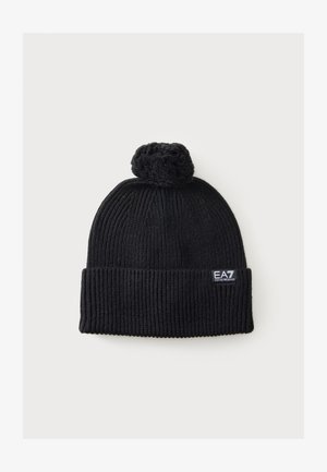 EA7 Emporio Armani, UNISEX - Плетена шапка - black