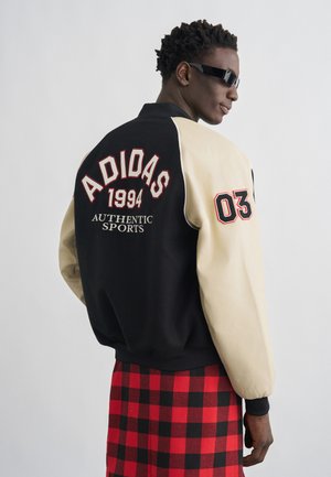 adidas Originals Bomber stiliaus striukė - black/stone khaki