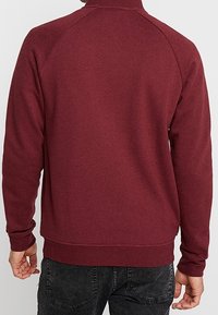 Pier One Felpa con zip - bordeaux
