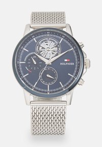 Tommy Hilfiger - STEWART - Laikrodis - silver-coloured/blue Miniatiūros vaizdas 1