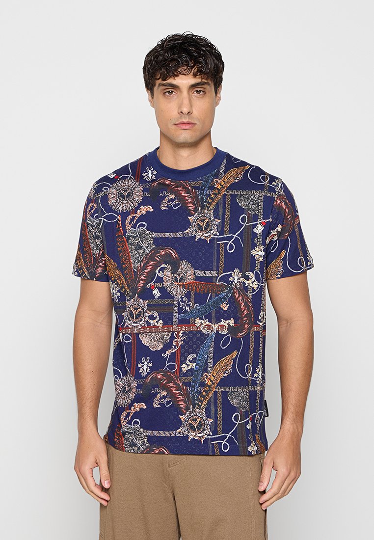 carlo colucci T-shirt print blauw