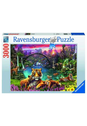 Erwachsenenpuzzle 1500 Teile - Leopardenfamilie im Dschungel