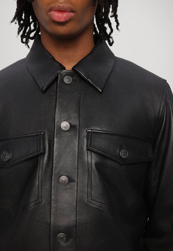 CLAYTON  - Leather jacket4