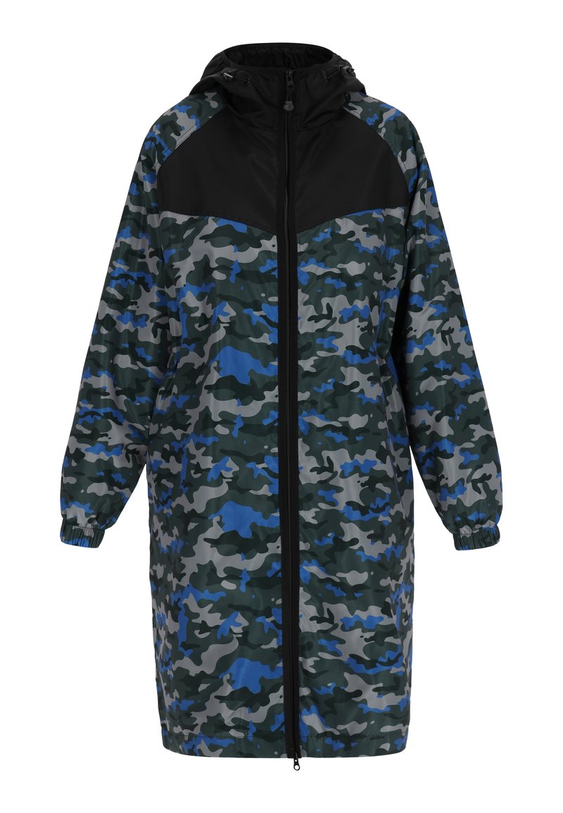 Schmuddelwedda urban rain - Parka - blau camouflage