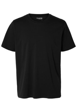 Selected, SLMASPEN ONECK TEE - Základné tričko - black
