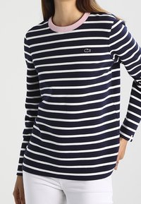 Lacoste LIVE Stickad tröja - dark blue