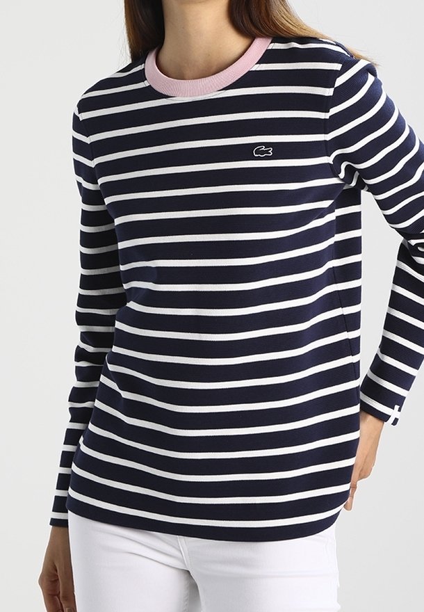 Lacoste LIVE Stickad tröja - dark blue