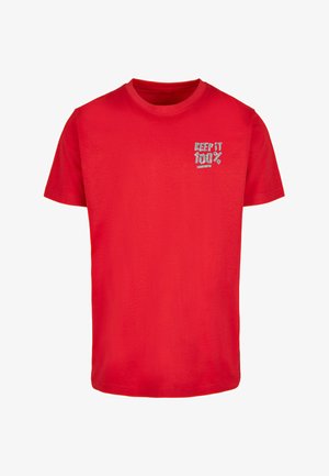 Mister Tee, KEEP IT 100% TEE - T-shirt imprimé - cityred
