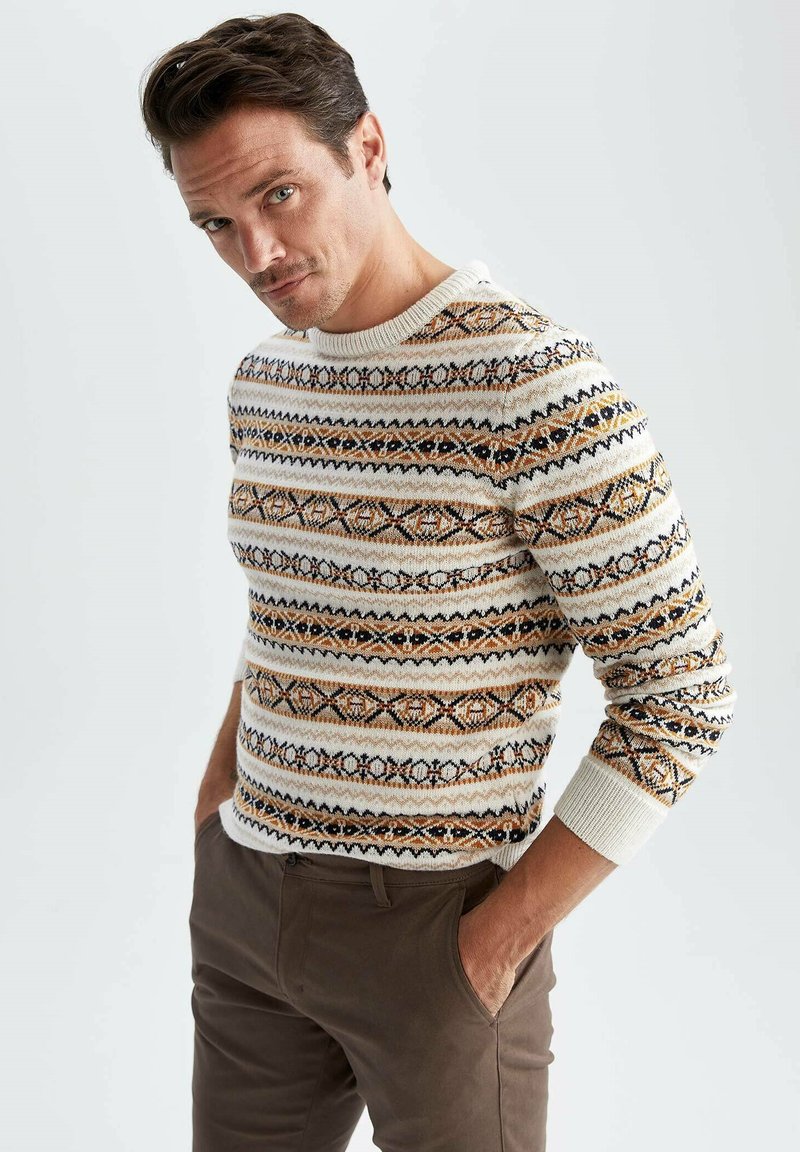 DeFacto Pullover beige/écru ZALANDO.FR