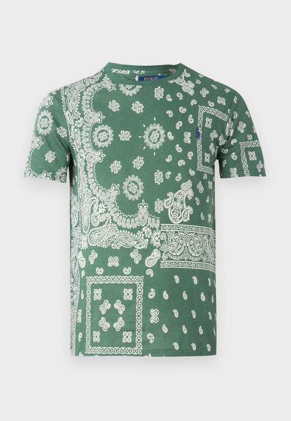 SHORT SLEEVE - Print T-shirt - washed forest3