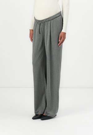 MLCHRISSY WIDE STRING PANT - Pantaloni sportivi - medium grey melange