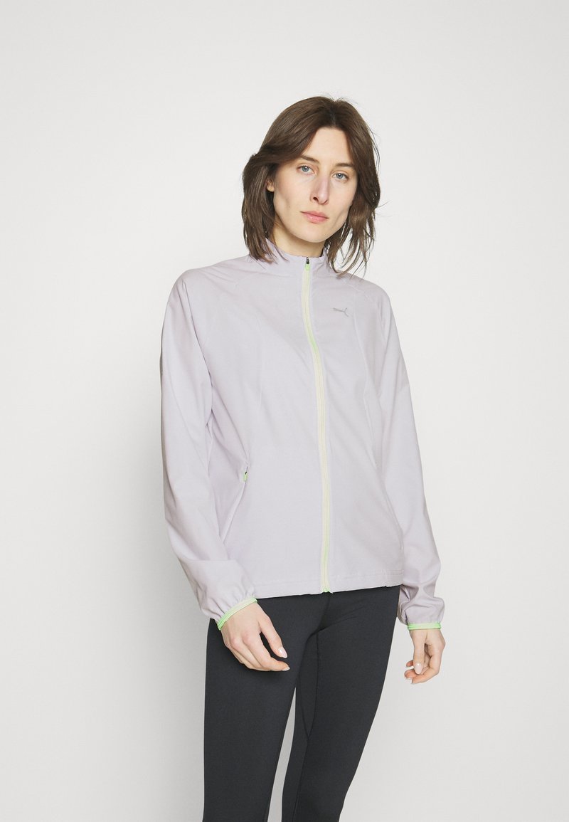 Puma RUN JACKET - Running jacket - spring lavender/lilac - Zalando.co.uk