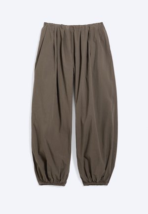 Weekday, BALLOON TROUSERS - Pantalon classique - mole dark