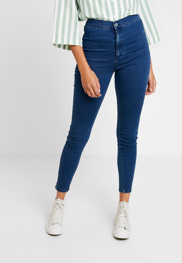 HIGH WAIST - Jeans Skinny Fit - mid denim