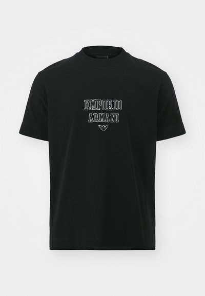 Emporio Armani Marškinėliai su spaudiniu - black font