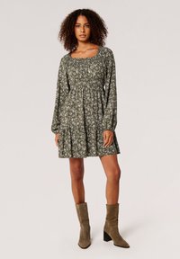 Apricot DITSY LONG SLEEVE  - Freizeitkleid - khaki
