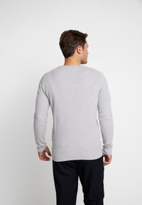 TOM TAILOR DENIM Strickpullover - lava stone grey melange