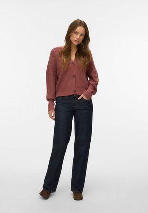 VMLEA V NECK CUFF  - Gilet - rose brown