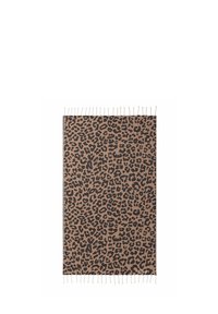 MC2 Saint Barth FOUTAS LEOPARD JACQUARD - Sciarpa - marrone