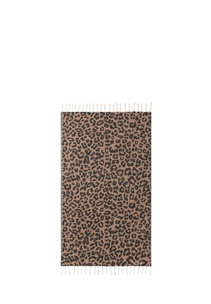 FOUTAS LEOPARD JACQUARD - Sciarpa - marrone