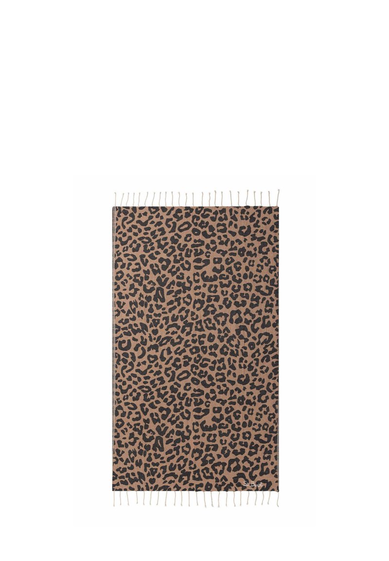 MC2 Saint Barth FOUTAS LEOPARD JACQUARD - Sciarpa - marrone